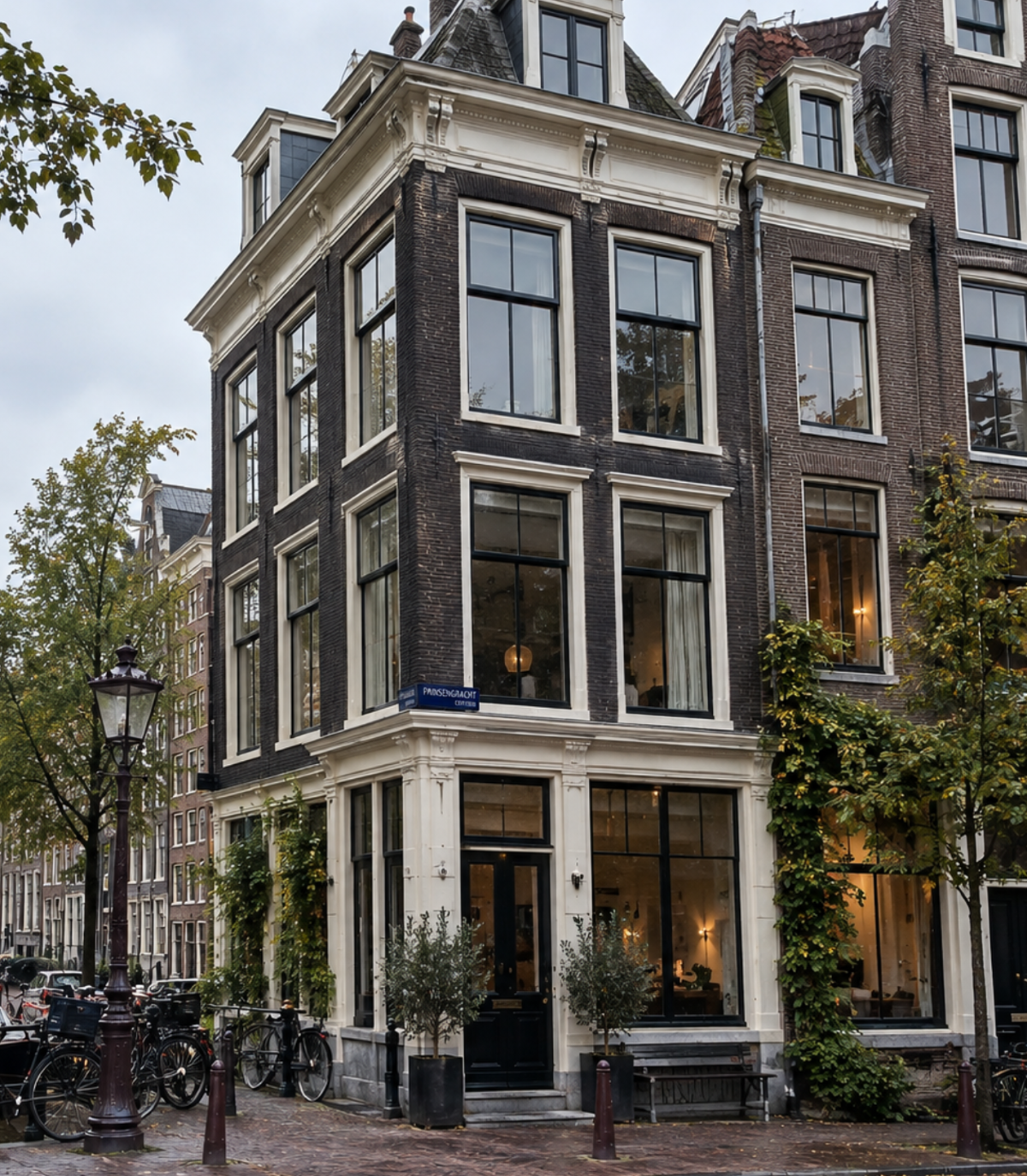 Het pand van Tellie aan de Sophialaan in Amsterdam